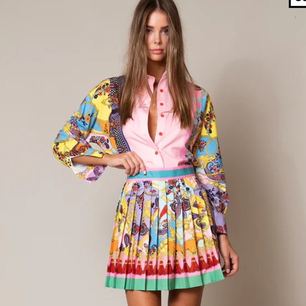 ZCrave “New York” shirt and skirt set